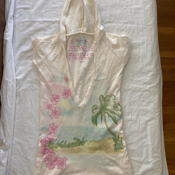 Margaritaville hoodie cover up - size M - Picture 6 of 10